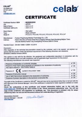 CE Certificate